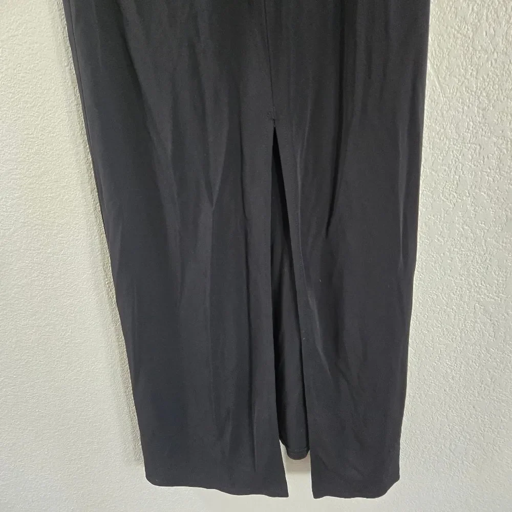 Chanel Black Sleeveless Dress Gown Size 48